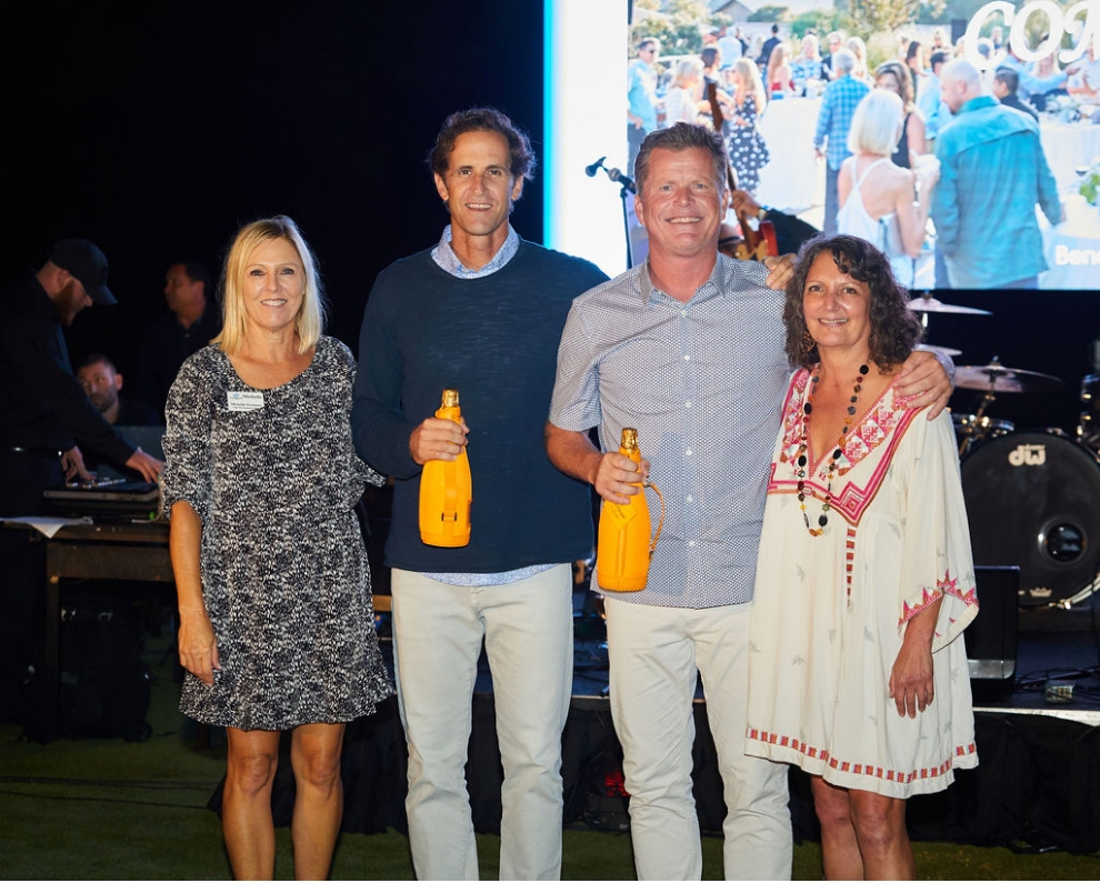 Left to right - Chief Development Officer Michelle Fortezzo, Event Co-Chair Steve Blue, Event Co-Chair Leif Hanson, Chief Executive Officer Pam Estes