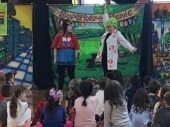 Students at Thomas J. Lahey Elementary School in Greenlawn recently enjoyed the Energized Guyz live theater performance. The show, which educates students about energy conservation in a fun and interactive way, is offered to schools free of charge by PSEG