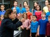 New York composer Jim Papoulis spent a week at North Shore Country Day in Winnetka working with the Lower School Chorus to write an original song. 