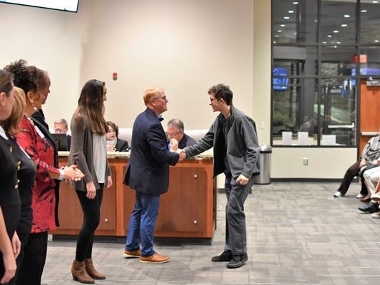 Recognition of Creekview High School Sophomore Callahan Pace