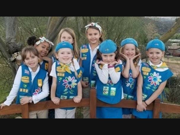 Wildomar's Daisy Girl Scout Troop 354.