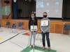 Bayport-Blue Point School District congratulated fifth graders Eric Swinkin and Antonia Day, who were named the winner and runner-up of this year’s spelling bee at Sylvan Avenue Elementary School, respectively.