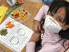 At Albany Avenue Elementary School, first grade students in the Spanish Dual language program explored math, as well as literacy, when they sorted and added packets of goldfish snacks after reading the book “One Fish, Two Fish, Red Fish, Blue Fish."