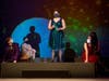 North Shore Country Day senior Abby Kaplan of Wilmette (center) and company perform in the spring musical production, “Hindsight 2020: Looking Back to Our Past Selves and Looking Forward to Who We Strive to Be.”  