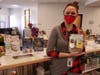 Bayport-Blue Point High School social studies teacher Stacie Sosinski read “Brown Girl Dreaming” by Jacqueline Woodson.