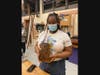 Islip High School senior Carly Daccueli created a teddy bear bandsaw box in Jesse Eilbeck’s woodshop class.