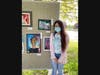 North Babylon students visited the Babylon Town Hall to view their winning pieces of art during a one-day outdoor show.