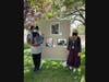 North Babylon students visited the Babylon Town Hall to view their winning pieces of art during a one-day outdoor show.