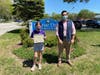 Earth Day Contest Winner Molly Garafola with NYS Assemblyman Jarett Gandolfo.