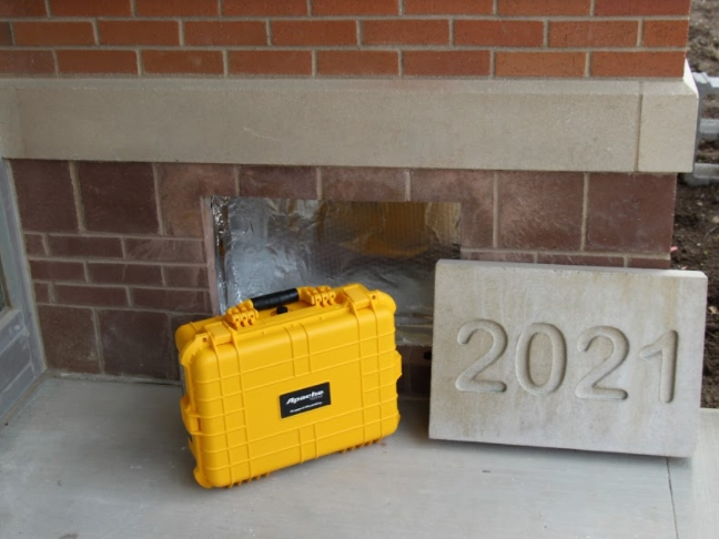 Items included in the time capsule will give future generations a glimpse into the past when Hutchinson School was being designed and built. 