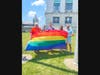 County Executive Tom DeGise, LGBTQ+ Caucus Co-Chair Dan DeSalvo, HCDO Chairwoman Amy DeGise, and Hoboken Councilman Mike DeFusco, LGBTQ+ Caucus Co-Chair raise the Pride Flag in Jersey City.