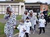 Scenes from Edna Louise Spear Elementary School Halloween parade.