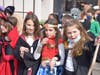 Scenes from Edna Louise Spear Elementary School Halloween parade.