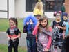 Scenes from Edna Louise Spear Elementary School Halloween parade.