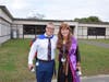 Scenes from Edna Louise Spear Elementary School Halloween parade.