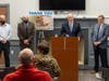 Rep. Gresko, Rep. Young, Sen. Kelly and Rep. Wilson at the Baldwin Center in Stratford on Tuesday, November 30 recognizing Family Caregivers Month.