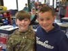 Edna Louise Spear Elementary School third graders Will Fabian (left) and Michael Viviano.