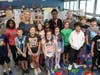Maanav Desai, Munachiso Ikejibeh, Ms. Andrews, Kylie Fell, Katelynn Thomas, MacDella Cooper, Nathan Rosen, Ms. Burkhardt, Robert Walker, Nicholas Clar; Bottom Row: Connor Feeney, Avery Carter, Samantha Kerner, Evelyn Ouyang, Mateo Cooper, Dominic DeCaro.