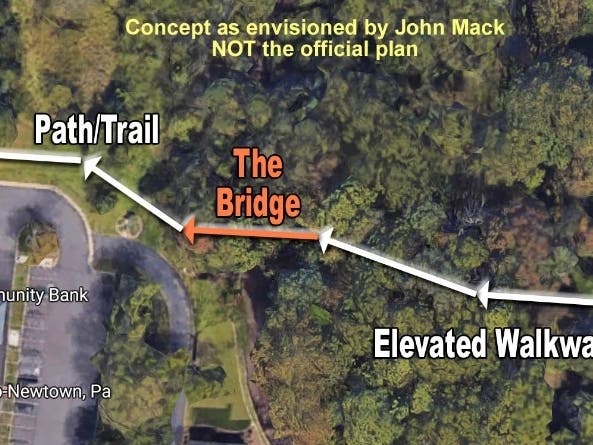 Concept of the project as envisioned by John Mack. NOT the official plan.