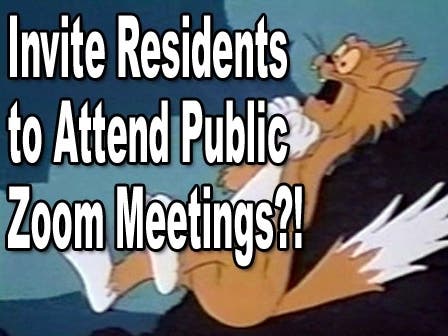 Up until this point, Newtown Township has been afraid to invite the public into its Board of Supervisors Zoom meetings, even while township committees and commissions have had no problem inviting the public to join their Zoom meetings..