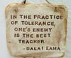 The Dalai Lama argued that tolerance is areligious and an intrinsic part of every religion. Compassion and forgiveness are universal and must be inculcated in modern societies, he added.