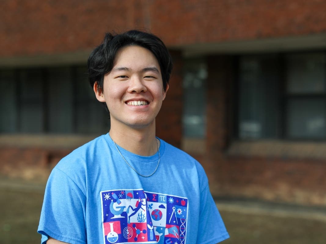 alf Hollow Hills High School West senior Benson Lu Huang