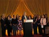 Alan Lieber presents the President’s Award for Heroic Care to Overlook’s Maternity Center care team