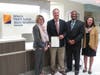 L-R, Morristown Medical Center Chief Operating Officer Colleen McManus, Madison Mayor Robert Conley, Atlantic Rehabilitation Institute Executive Director Corey Cooper, and Morristown Medical Center President Trish O’Keefe