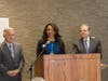 Union Township Mayor Michele Delisfort and township officials