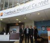 L-R, Overlook president Alan Lieber; Atlantic Health pres. & CEO Brian Gragnolati; Congressman Tom Malinowski; Atlantic Health vice president of Government and Public Affairs, Madeline Ferraro