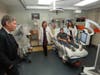 Members of Atlantic Neuroscience's stroke team demonstrate the Telestroke device for Congressman Malinowski