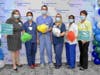 (L-R) Cathy Waters, Magnet Program Director at NWH & Magnet Ambassadors Haidee Mortell, Chris Cordella, Johanna D’Aprile,  and Cathy Manley Cullen, associate executive director Patient Care Services  and chief nursing officer