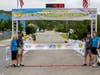 (L-R) Mindy Davidson, Vice President, Greater Long Island Running Club, Scott Burman, President, Engel Burman Group, Bob Cook, Owner, Runner’s Edge and Sue Fitzpatrick, Executive Director, Greater Long Island Running Club. 