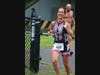 Laura Marino finishes first in the Female 45-49 division at the Runner’s Edge TOBAY Triathlon and Tri-Relay presented by Engel Burman.