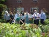 Northern Westchester Hospital staff in the Wellness Garden