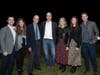 Bromberg Family (L-R): Jake and Melissa Morgenstern; Albert Bromberg; Dr. Warren and Dr. Beth Bromberg; and Erica and Shawn Neuren.