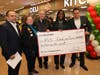 (From left to right) Tony Anzano, Store Manager Stop & Shop, Amanda Barnes, Paraprofessional PS5, Assemblyman Jeffrey Dinowitz, Borough Pres Vanessa L. Gibson, Vinny Rizzo, District Director Stop & Shop 
