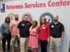 Lutz Buddy Up founder Janine ‘Mama’ Lutz (second from right) with Goodwill Veterans Services Program team members