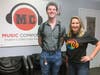 ‘Shred the Love’ event chair Sam Stahlmann with Music Compound owner Jenny Townsend 