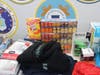 Some of the items donated for homeless veterans through the 'Sue's Backpacks' program of the Sara DeSoto Chapter of the DAR