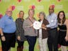 Gran Paradiso was recognized for financial support of the BackPack program; (from l-r)  Kevin Shaughnessy, AFFB president/CEO Nelle S. Miller, Judith Shaughnessy, Carole Myles, Paddy Padmanabhan and AFFB manager of donor stewardship Victoria Hasselbring