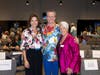 Step Into the Light Mental Health Summit keynote speaker Dr. Jason S. Quintal (center) with Sunshine From Darkness board member and neuropsychologist Amie Austin (left) and Executive Director Marlene Hauck