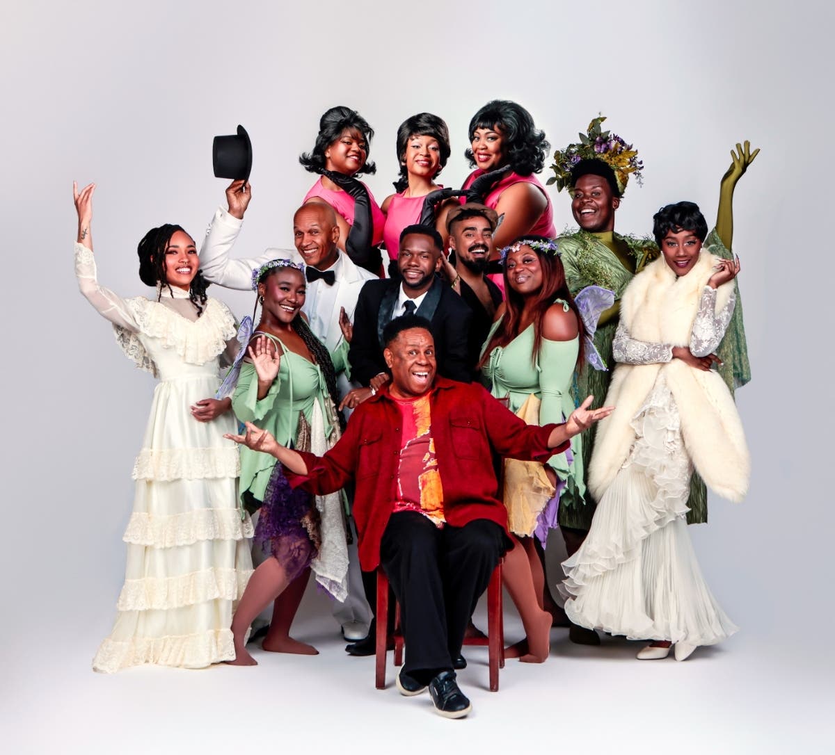 WBTT Founder/Artistic Director Nate Jacobs (seated, center) and the troupe’s artists are looking forward to the 2026-2027 ‘Rhapsodies of Rhythm’ theatre season