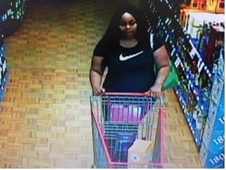 This suspect is wanted for questioning in a shoplifting case.