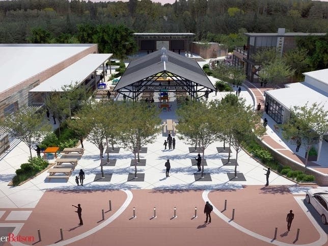 The Trussville downtown revitalization is beginning to take shape.