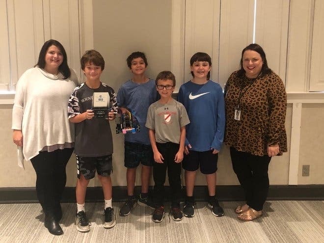 The Mountain Brook Elementary School Robotics team won the Bots in the Brook Tournament Oct. 9. 
