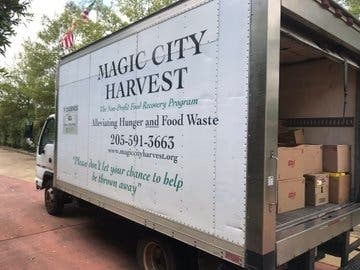 Mountain Brook City Schools donated their extra food to Magic City Harvest.