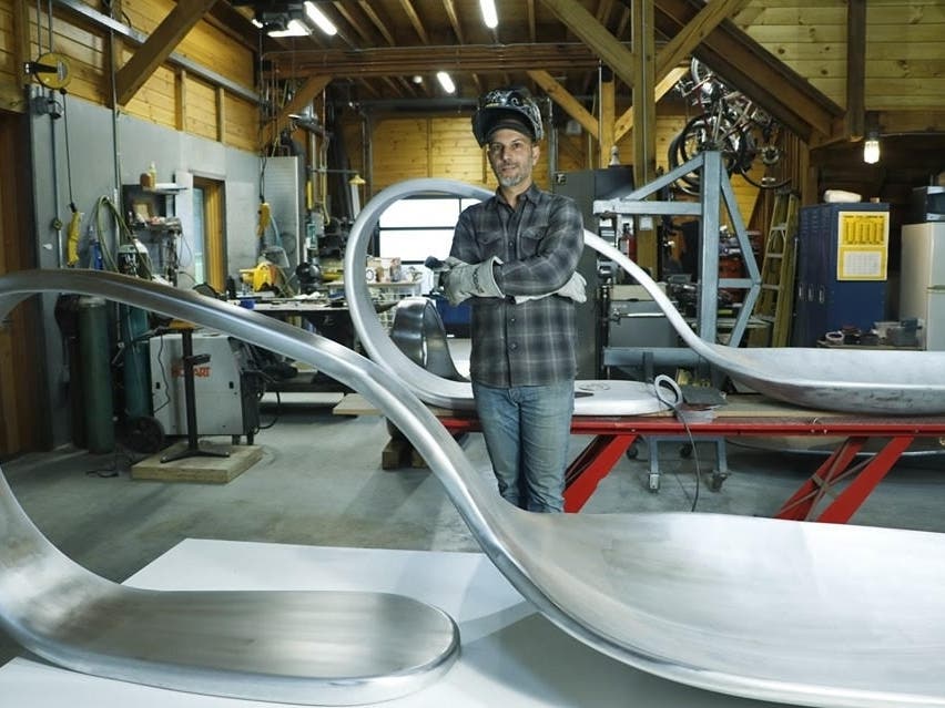 Westwood resident Esposito stands by opioid spoon sculpture