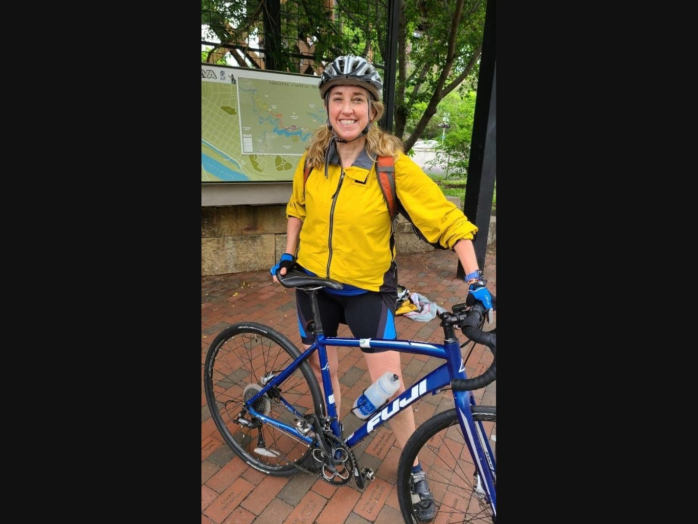 Chrissy Carmody's participation in the Alzheimer's Association RIDE TO END ALZ on May 15 takes her on a 70- to 100-mile route through Leesburg, Va., to raise funds for Alzheimer's medical research.