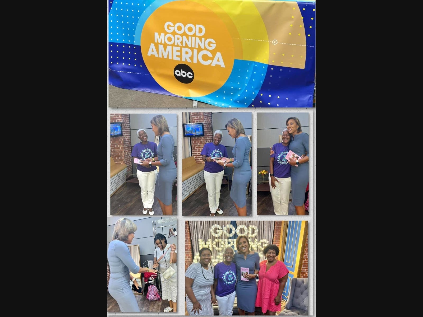 Good Morning America's Robin Roberts interviews Loretta Veney about her role as a Lego serious play facilitator.